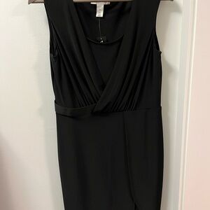 Elegant Black Sleeveless Dress